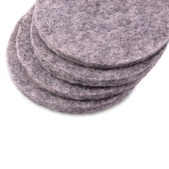 Felt Coaster 4 Pack - Light Grey