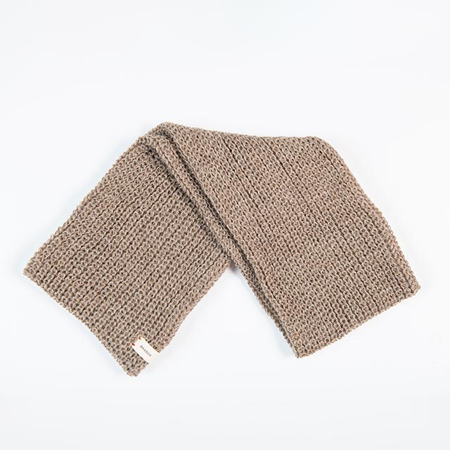 Alpaca Infinity Scarf - Brown