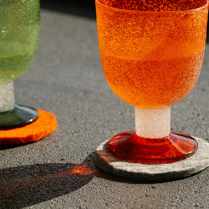 Felt Coaster 4 Pack - Light Grey